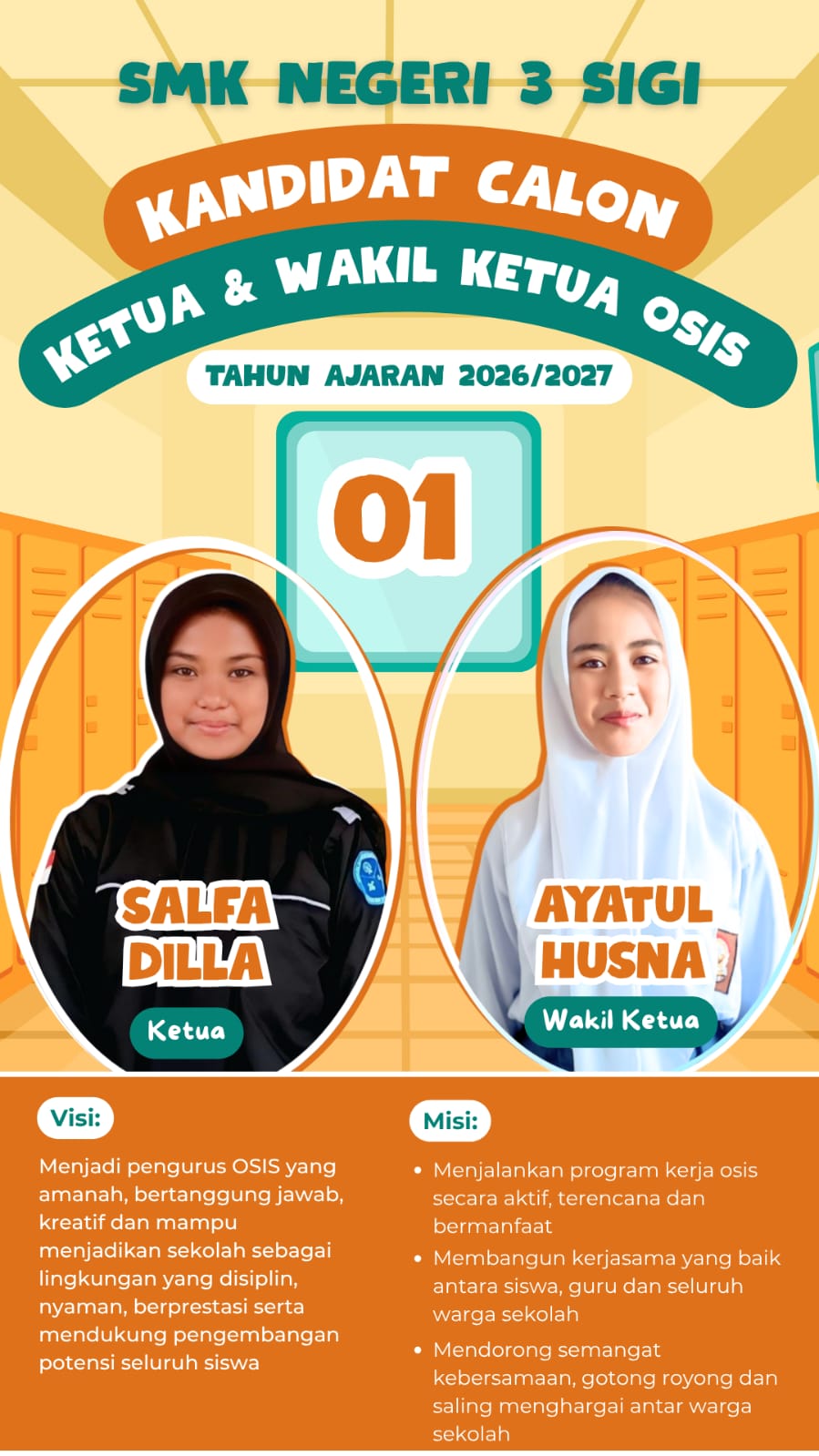 Foto pasangan calon nomor 1